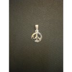 Pendentif Peace & Love en argent