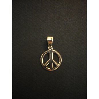 Pendentif Peace & Love en argent