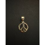 Pendentif Peace & Love en argent