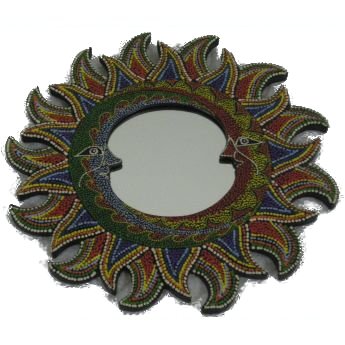 Miroir soleil multicouleur