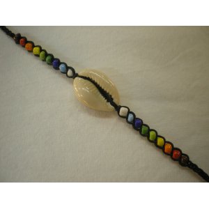 Bracelet tressé noir