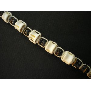 Bracelet 1 coton et perles