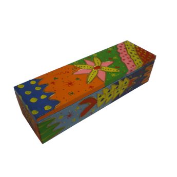 Boite longue color flower