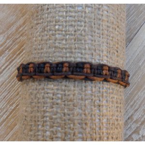 Bracelet Nuri marron et noir