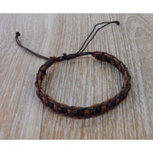 Bracelet Nuri marron et noir