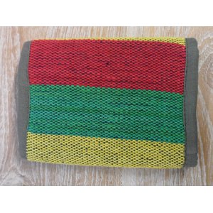 Portefeuille weaving rasta