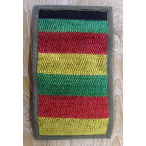 Portefeuille weaving rasta