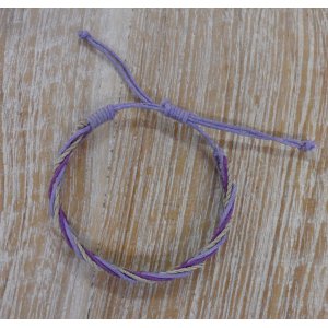 Bracelet sisalia mauve