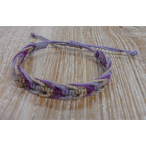 Bracelet sisalia mauve