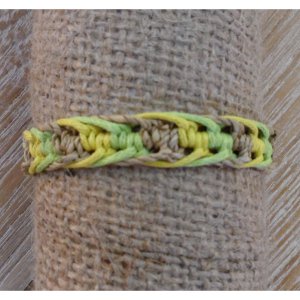 Bracelet sisalia jaune