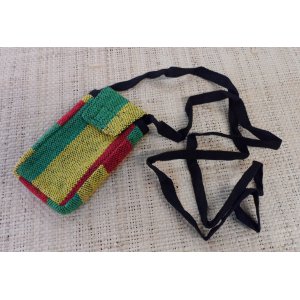 Pochette smartphone weaving rasta