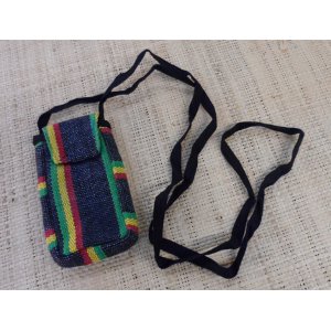 Pochette portable weaving africa rasta