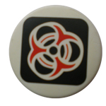 Badge tricolore tribale