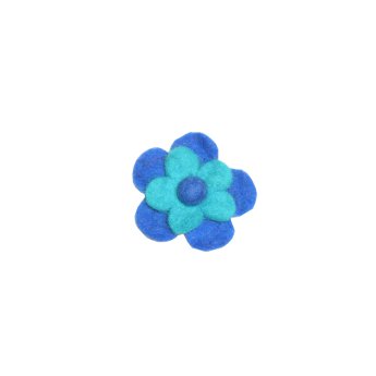 Broche Rapti bleu