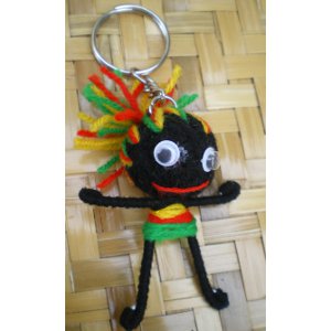 Porte clés Jamaïcan woman