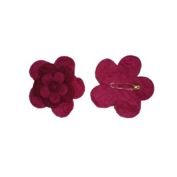 Broche Karnali fuschia