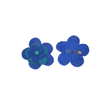 Broche Karnali bleu