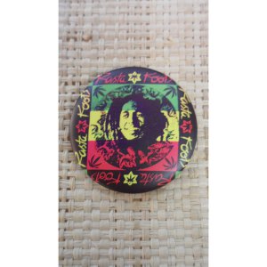 Badge rasta roots 45 Bob Marley