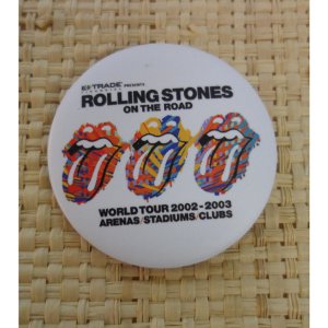 Badge Rolling stones on the road