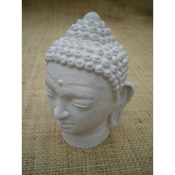 Tête de Bouddha blanche