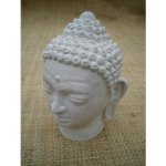 Tête de Bouddha blanche