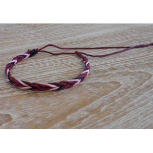 Bracelet macramé mauve Lastri