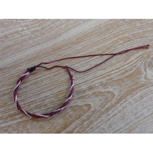 Bracelet macramé mauve Lastri