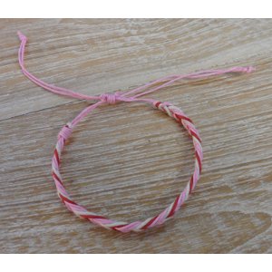 Bracelet macramé rose Lastri