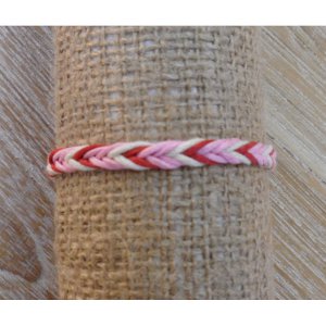 Bracelet macramé rose Lastri