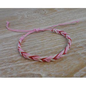 Bracelet macramé rose Lastri