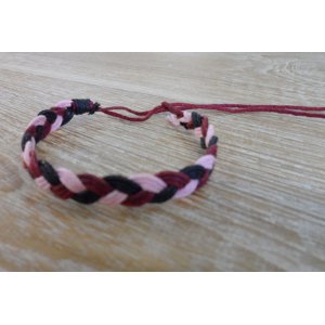 Bracelet macramé Putri mauve