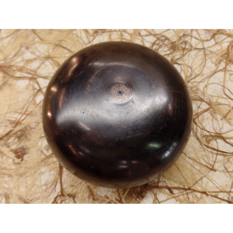 Bol tibétain foncé gravé Ganesh