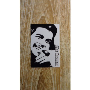 Aimant négatif Che Guevara fumant un havane