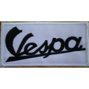 PATCH VESPA BLANC