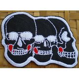 PATCH TRIO DE TETES DE MORT 