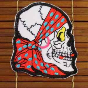 Patch tête de mort pirate