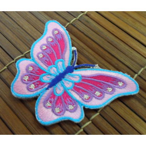 Ecusson papillon paillettes