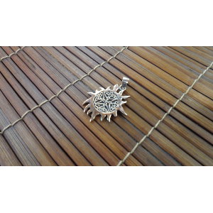 Pendentif soleil celtic en argent