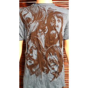 Tee shirt L les Beatles bleu