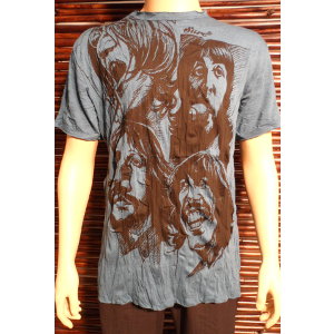 Tee shirt L les Beatles bleu