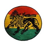 Ecusson lion rasta