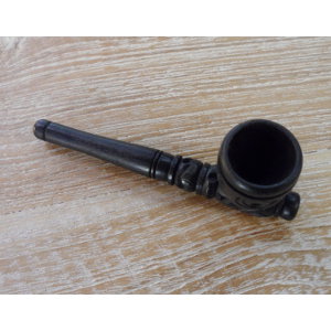 Pipe gravée noire