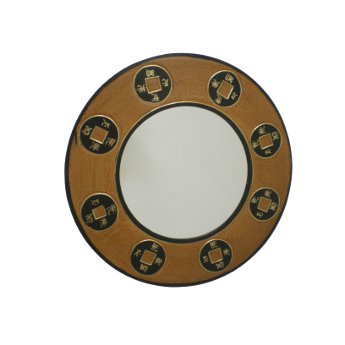 Miroir pièces chinoises