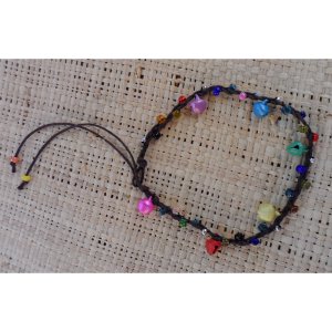 Bracelet de cheville grelots colors