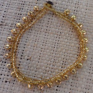 Bracelet de cheville doré