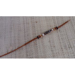 Bracelet  rouille trio de perles