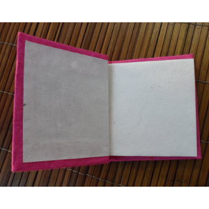 Petit carnet rose papier naturel