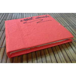 Petit carnet rouge papier naturel