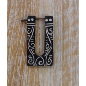 Boucles d'oreilles tribales volute