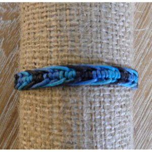 Bracelet Agus bleu et noir